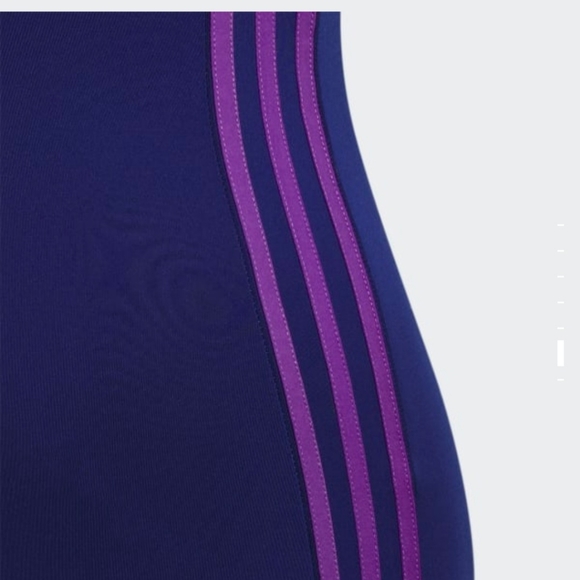 adidas X IVY PARK SPANDEX DRESS Size Large Legacy Indigo - Picture 6 of 9